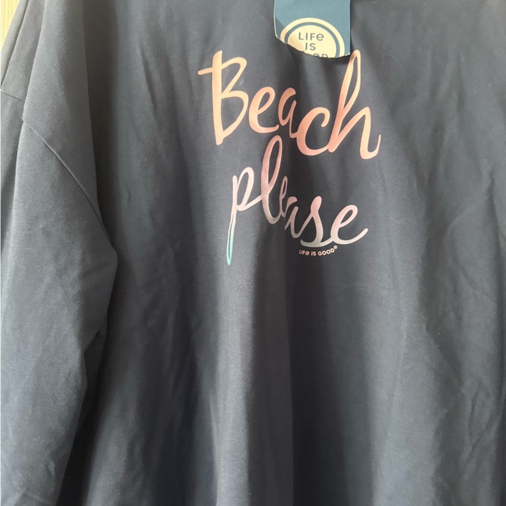 Life Is Good Dark Blue Hoodie